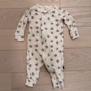 Modern Moments Floral Cream Kids One Piece 3-6M